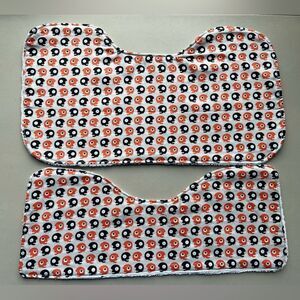 🌟B1G1 free Handmade football helmet Burp cloth set
